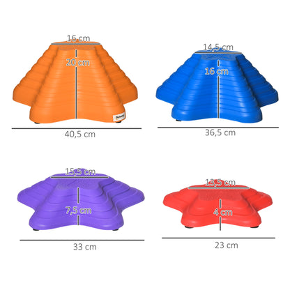 Balance Stones for Children 11 Pieces Non-Slip Stackable Balancing Stones for Promoting Balance Coordination, River Stones 3-8 Years Stepping Stones for Indoors Outdoors