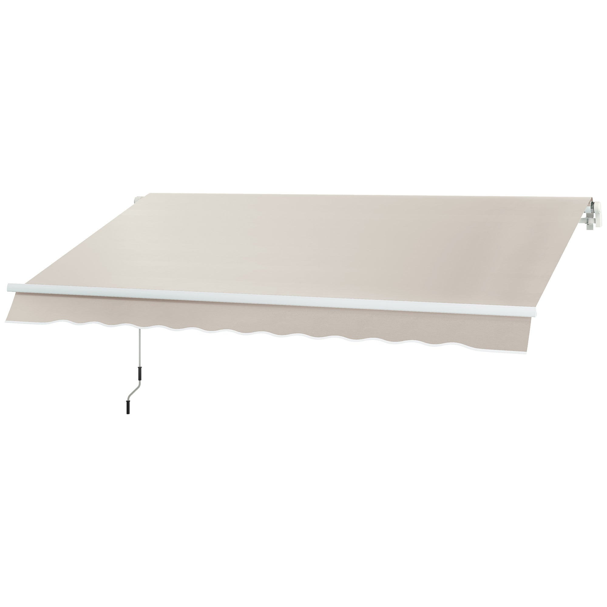 Replacement Canopy for 2.8x2.5 m Canopy UV 50+ Protection Waterproof Replacement Fabric for Patio Terrace Garden Cream