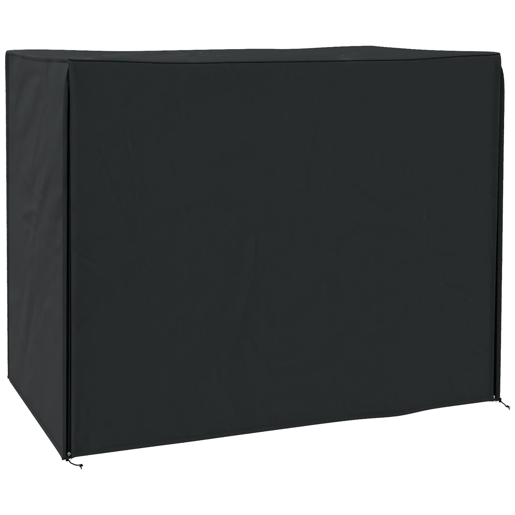 Garden Swing Cover 3 Seater, Waterproof Anti UV Swing Cover, 220x125x172 cm, Black