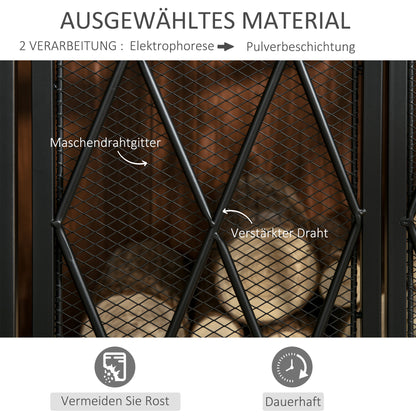 Spark Protection Screen 3pcs. Wrought Iron Fireplace Screen Fireplace Spark Protection Metal Black 120 x 79 cm