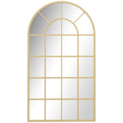 Wall Mirror Wardrobe Mirror 110 x 65cm Decorative Mirror with Metal Frame Hanging Mirror Living Room Mirror for Bedroom Gold