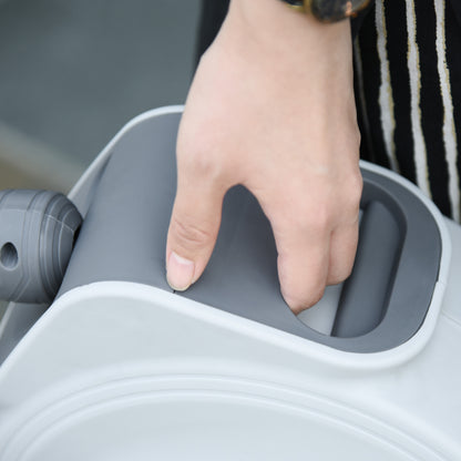 Automatic Hose Reel 20m + 194cm with Φ1/4'' Connection, Wall Mountable and 180° Rotatable, Grey