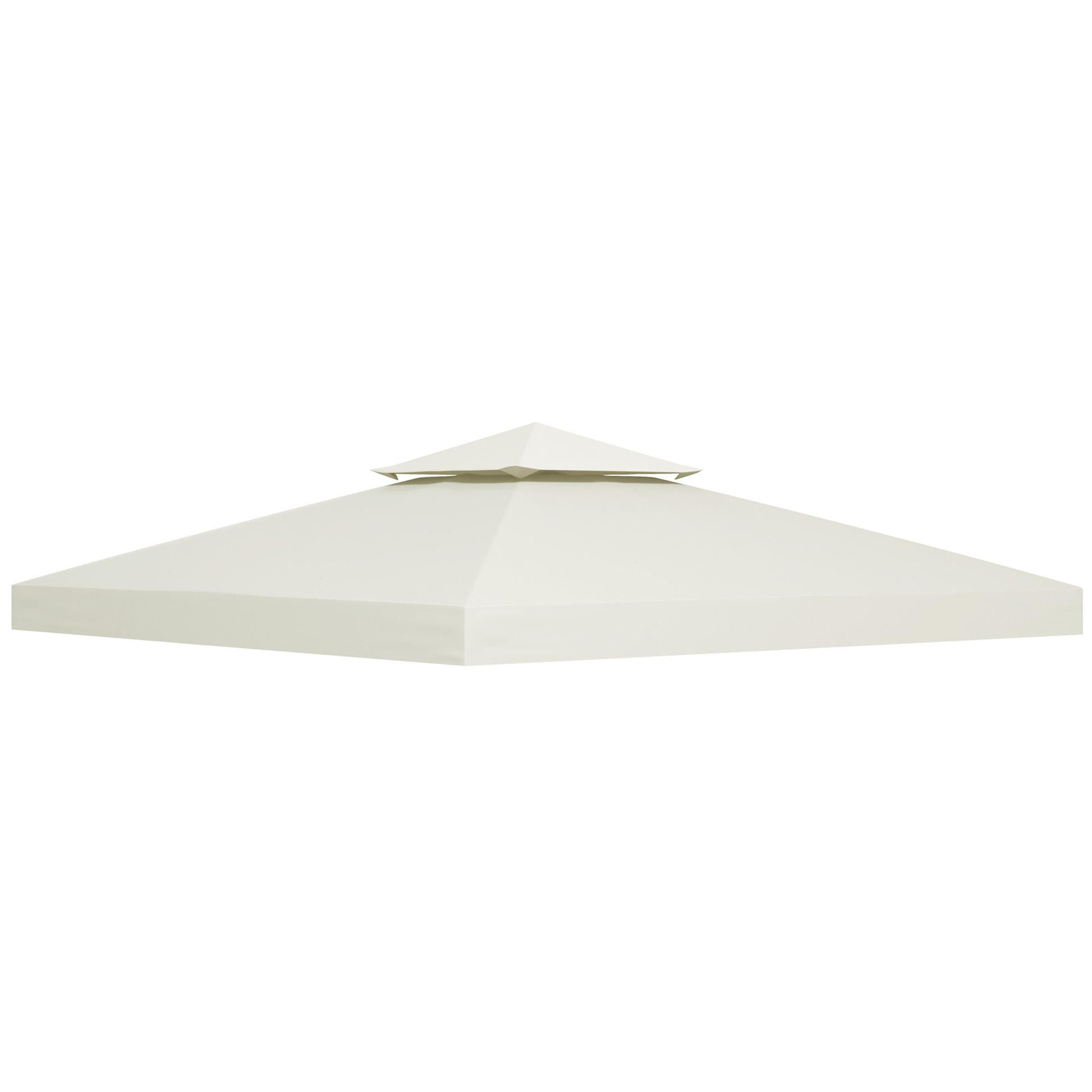 Replacement Roof for Pavilion 3x3m Water-repellent Pavilion Roof for Metal Pavilion Pavilion Replacement Roof Garden Pavilion Party Tent Garden Tent Polyester Cream White