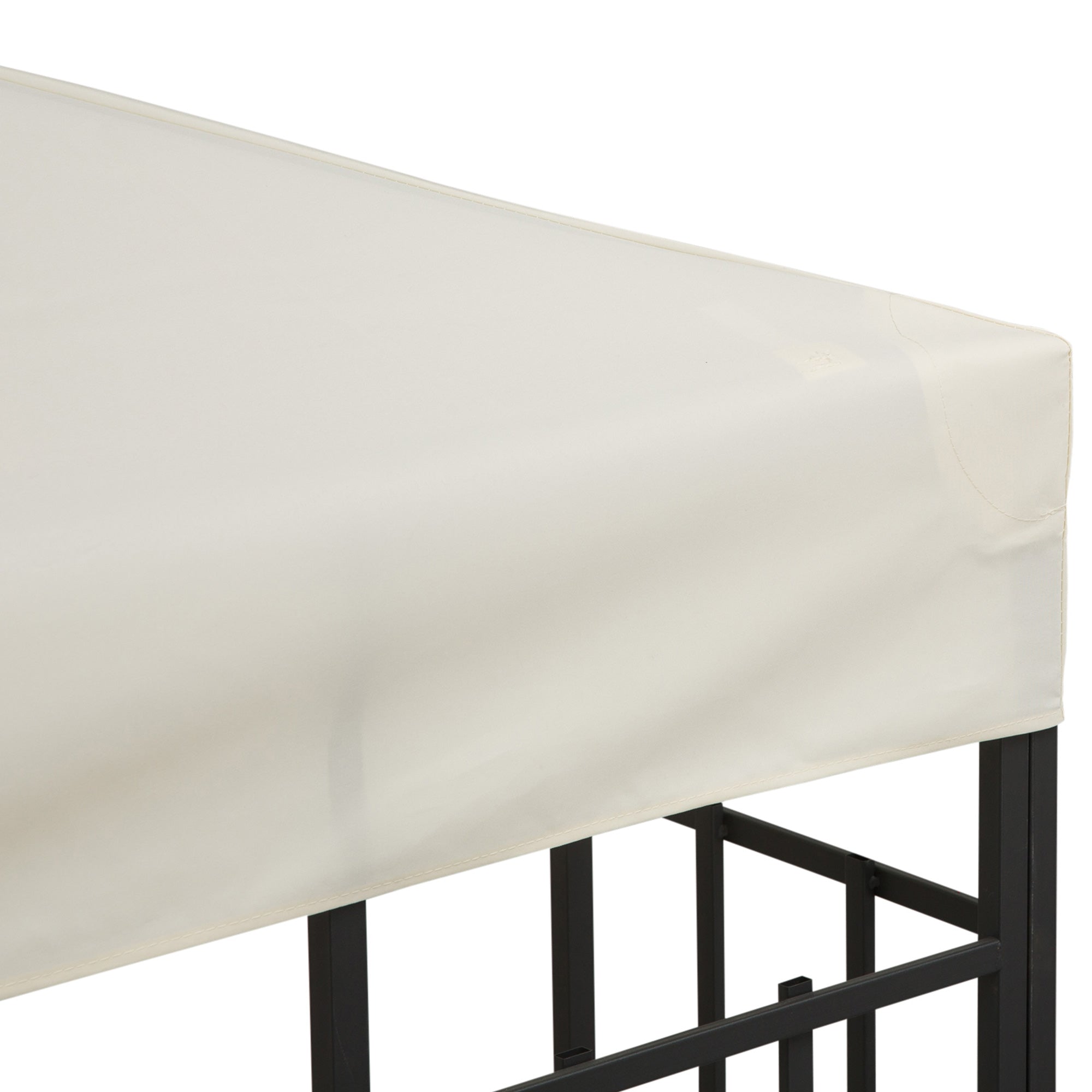 Replacement Roof for Pavilion 3x3m Water-repellent Pavilion Roof for Metal Pavilion Pavilion Replacement Roof Garden Pavilion Party Tent Garden Tent Polyester Cream White
