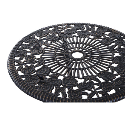 Garden Furniture 3 pc. Garden Set Seating Group Balcony Set Balcony Furniture Set Ensemble Table Chair Bronze