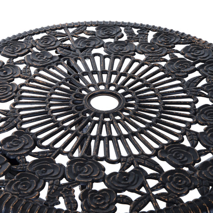 Garden Furniture 3 pc. Garden Set Seating Group Balcony Set Balcony Furniture Set Ensemble Table Chair Bronze