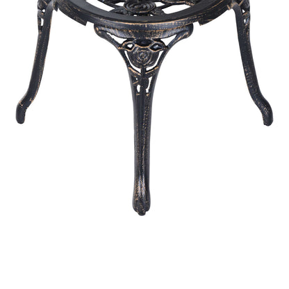 Garden Furniture 3 pc. Garden Set Seating Group Balcony Set Balcony Furniture Set Ensemble Table Chair Bronze