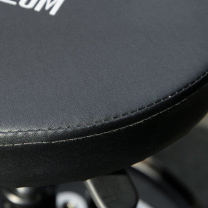 Mechanic Stool, Workshop Servant, Swivel Seat, Adjustable Height, Rolling Workshop Stool with 100kg Tray for Garage and Automotive Repair, Black