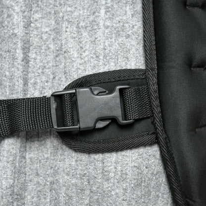 Breathable Weighted Vest 8kg with Storage Pocket and Shoulder Straps, Weighted Vest in Oxford Fabric, Metal and Sand, 40x35 cm, Black