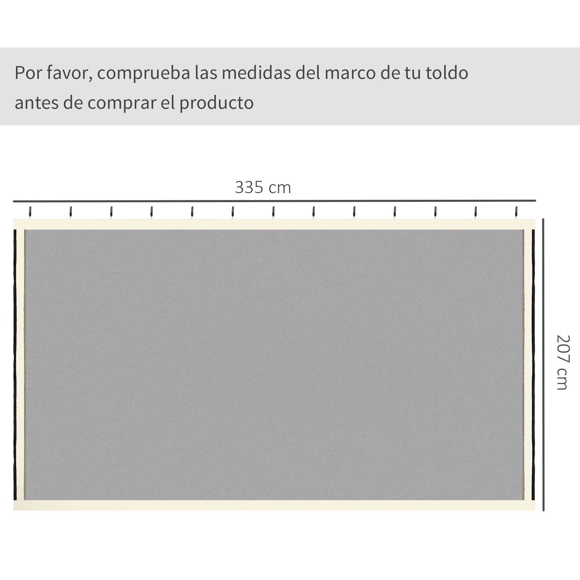 4 Side Panels 3.4x2 cm for Garden Gazebo Mesh Fabric with Zippers and Rings Black