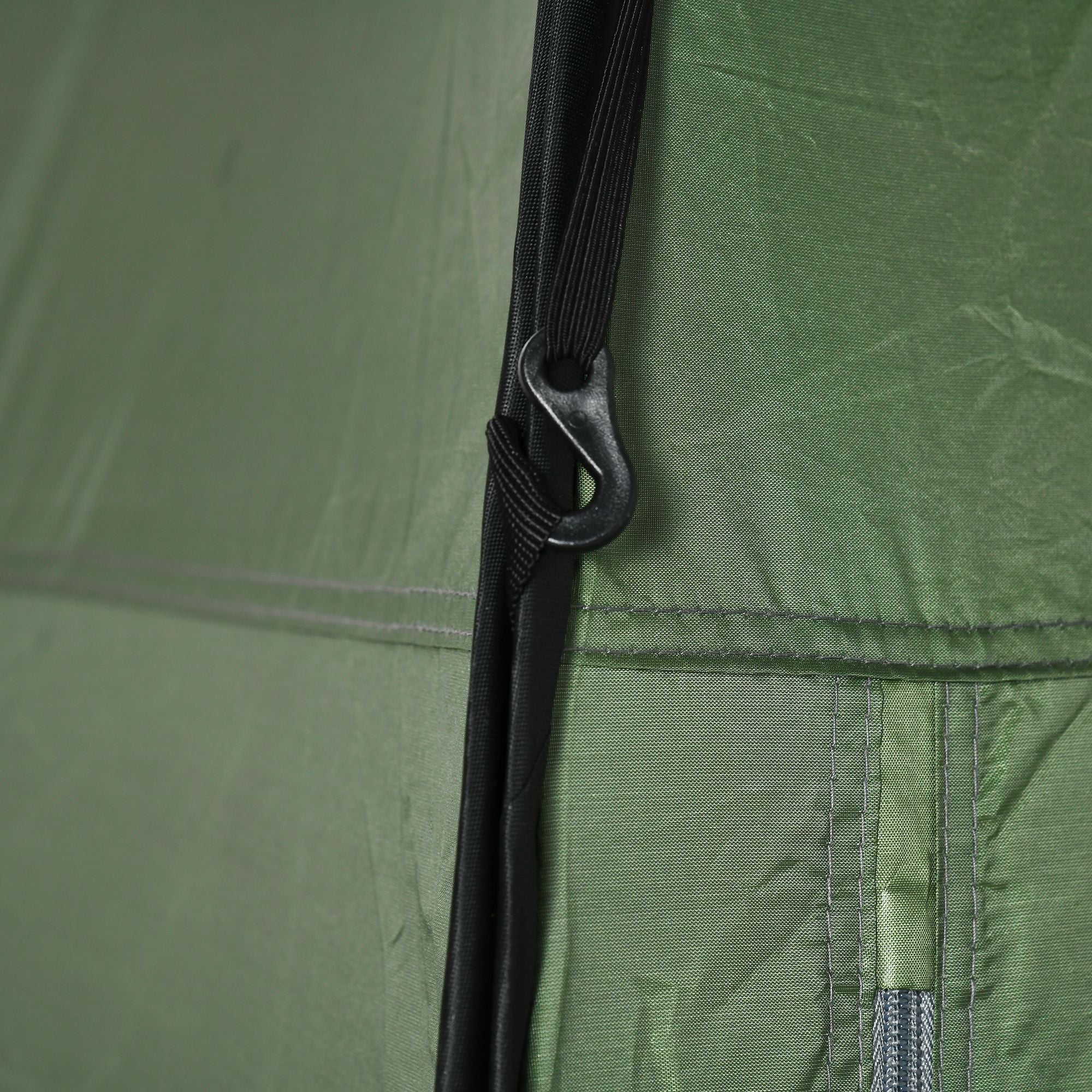 Pop up Shower Tent Toilet Tent Camping Changing Room with Carry Bag Mobile Outdoor Toilet Changing Room Storage Tent Dark Green 126 x 124 x 189 cm