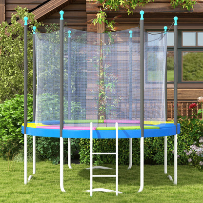 SPORTNOW Trampoline Edge Cover Ø305 cm Wide, Tear-Resistant UV-Resistant Spring Cover, Waterproof, Trampoline Accessories Rim Protection Safety Net Spare Parts for Garden Trampolines, Multicolored