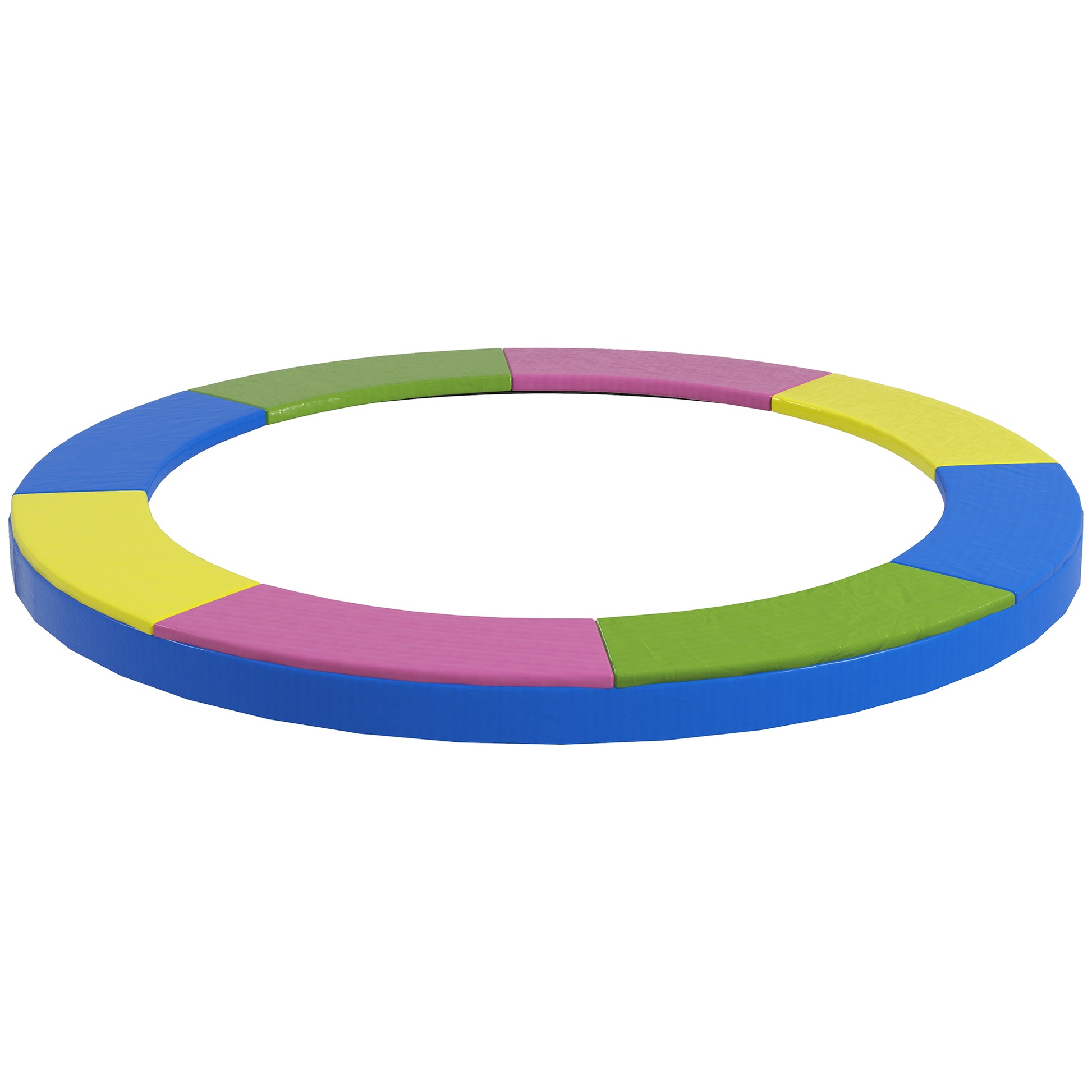 SPORTNOW Trampoline Edge Cover Ø305 cm Wide, Tear-Resistant UV-Resistant Spring Cover, Waterproof, Trampoline Accessories Rim Protection Safety Net Spare Parts for Garden Trampolines, Multicolored