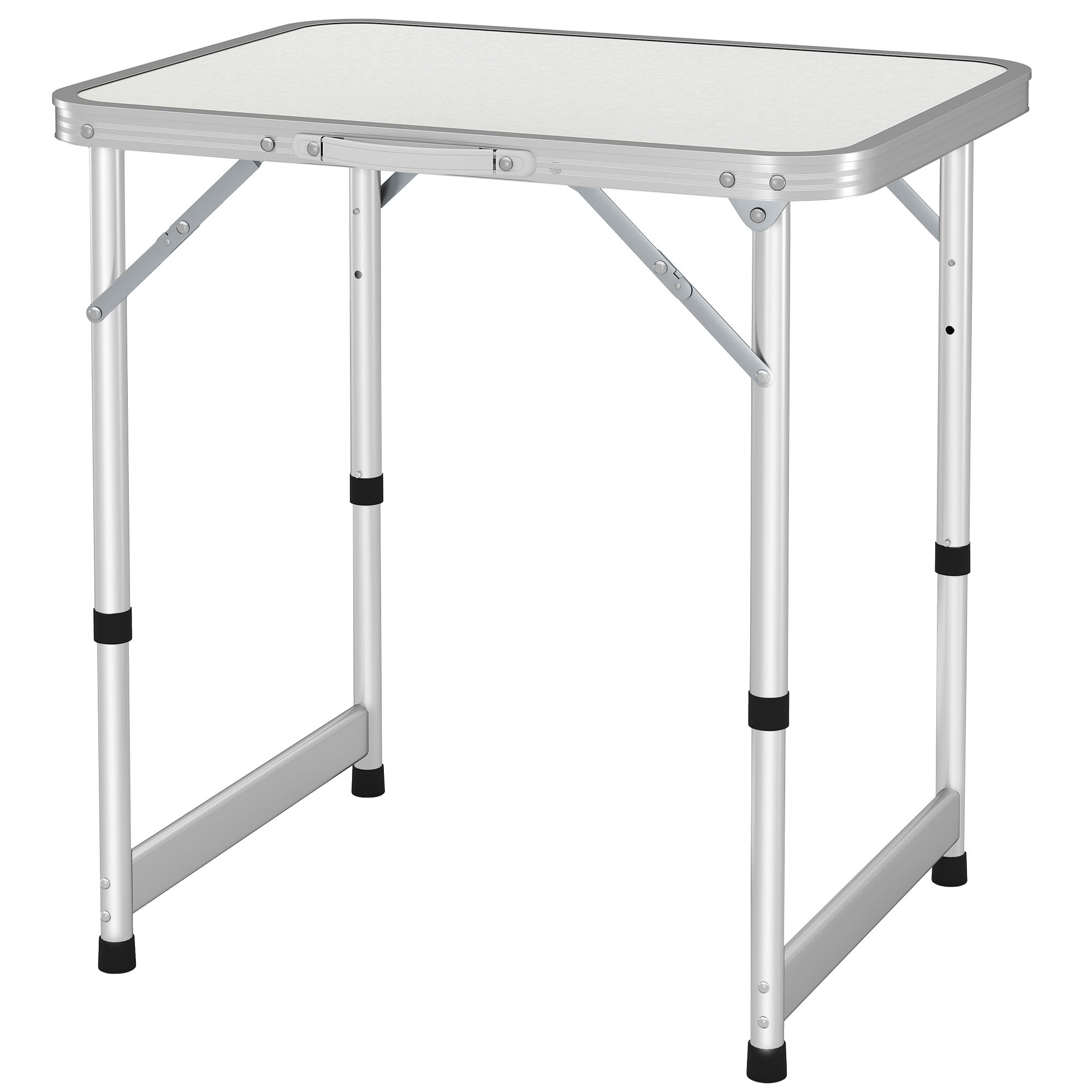 Folding Picnic Table like a suitcase for beach camping 60x45x64cm Aluminum Adjustable Height