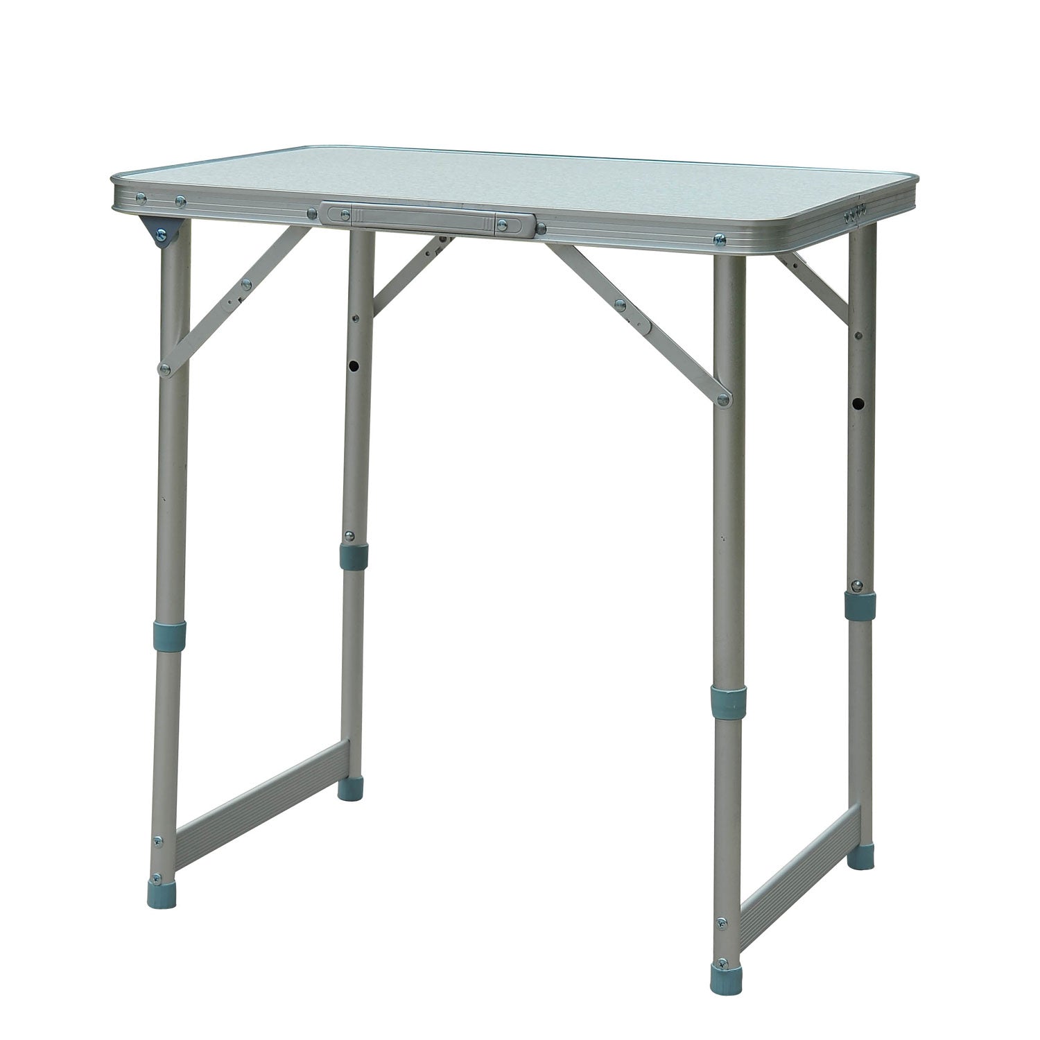Folding Picnic Table like a suitcase for beach camping 60x45x64cm Aluminum Adjustable Height