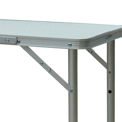 Folding Picnic Table like a suitcase for beach camping 60x45x64cm Aluminum Adjustable Height