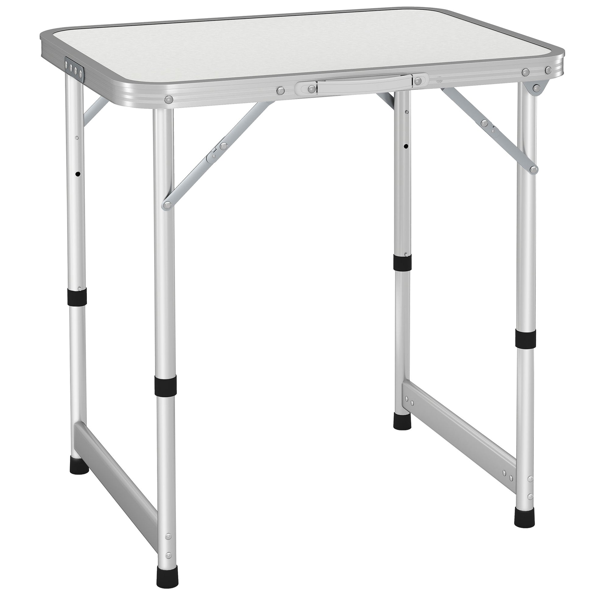 Folding Picnic Table like a suitcase for beach camping 60x45x64cm Aluminum Adjustable Height