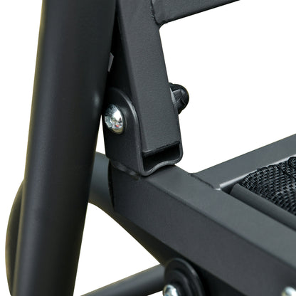 3-Seater Swing Chair Garden Bench with Rocking Mechanism Garden Swing Bench made of Metal Park Bench loadable up to 300 kg Garden Furniture for Garden, Terrace, 147 x 70 x 85 cm Dark Grey