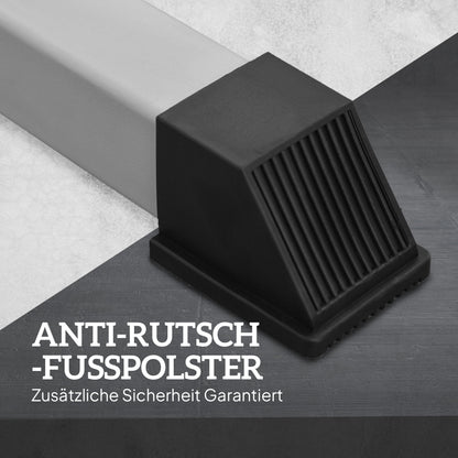 2-Pack Dumbbell Stand 3 Levels Height Adjustable Steel Dumbbell Rack Up to 200 kg Load Squat Rack Barbell Stand Weight Plate Stand for Strength Training