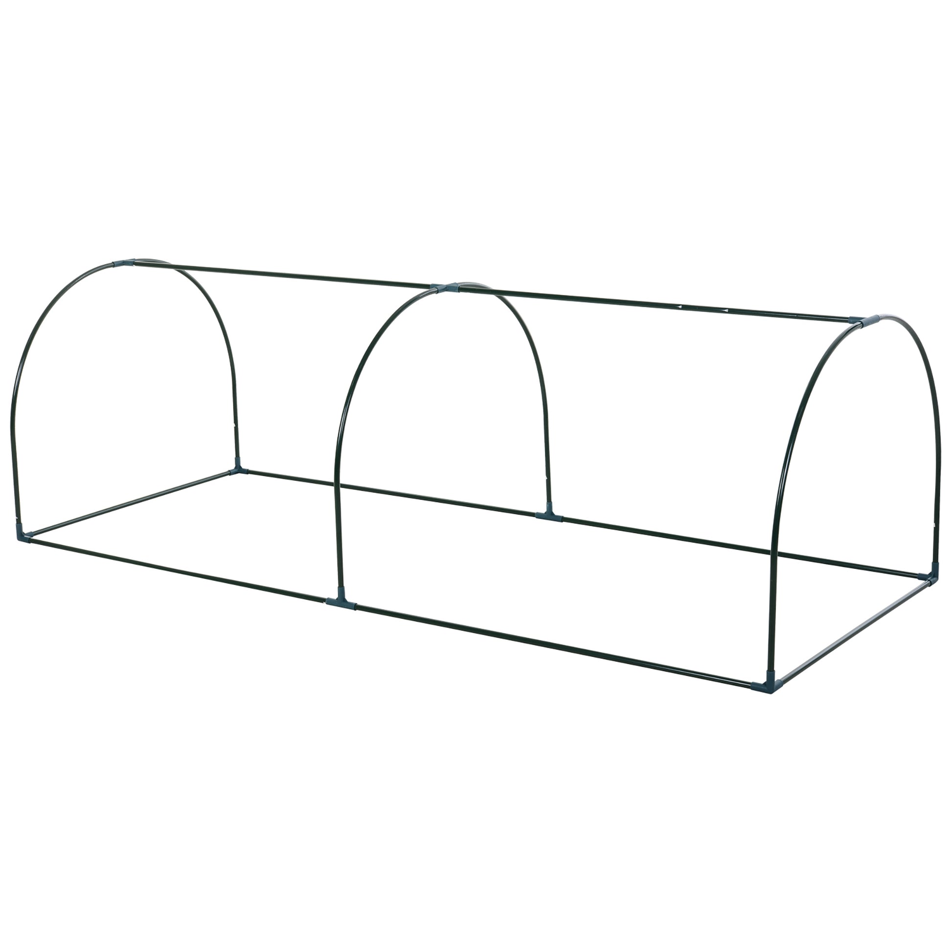 Greenhouse with Door, Foil Greenhouse made of Steel, Greenhouse for Balcony, Garden, Tomato House 250x100x80cm, Tomato Greenhouse for Tomatoes, Vegetables, Flowers, Plants, Transparent+Green