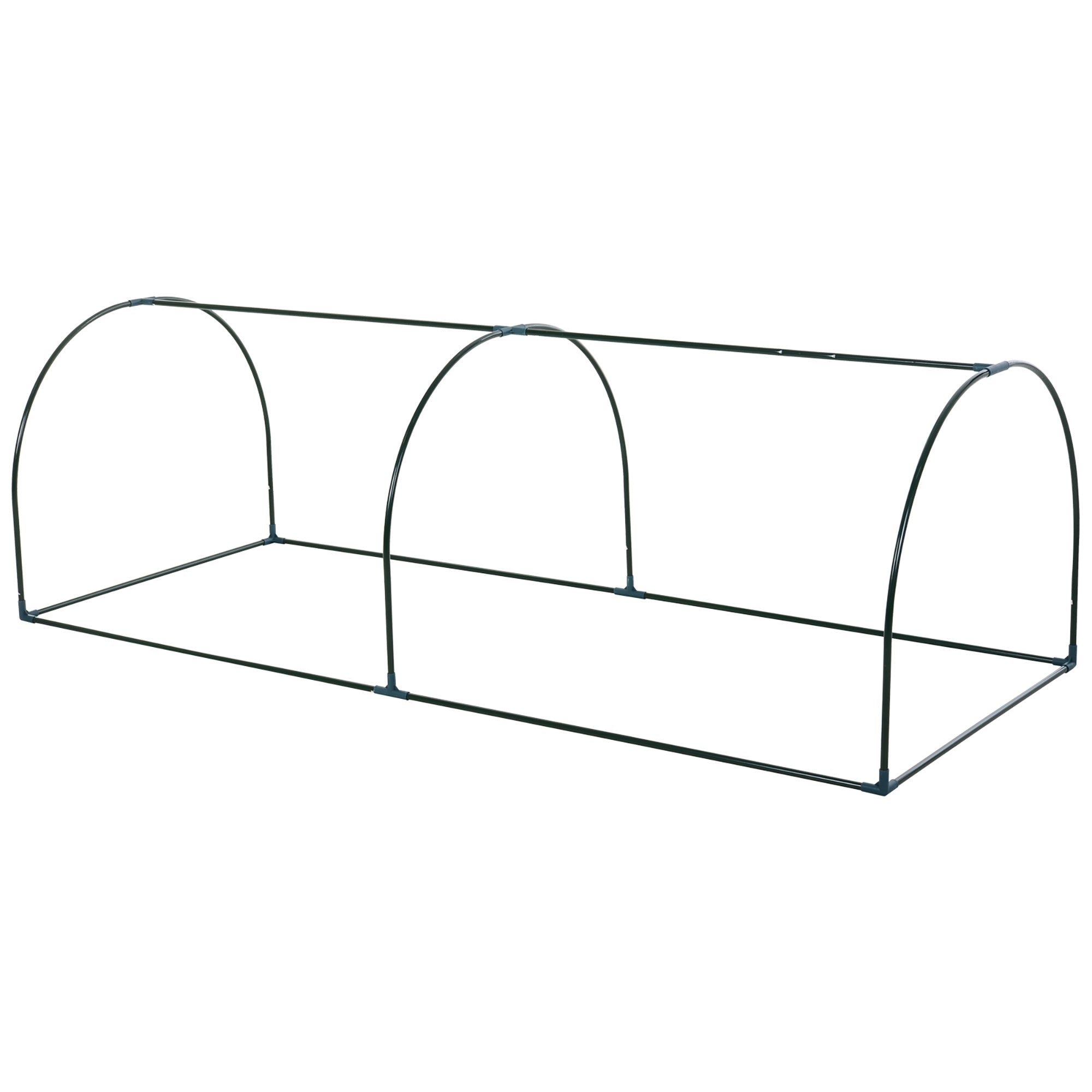 Greenhouse with Door, Foil Greenhouse made of Steel, Greenhouse for Balcony, Garden, Tomato House 250x100x80cm, Tomato Greenhouse for Tomatoes, Vegetables, Flowers, Plants, Transparent+Green