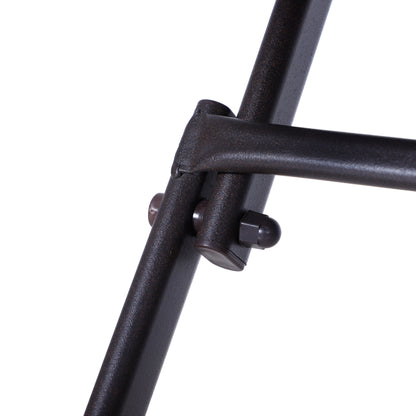 Poly Rattan Garden Furniture Set, Outdoor Lounge Balcony Furniture for 2 People, 3-Piece Dining Set, 2 Chairs, Table, Weatherproof Garden Lounge for Garden, Patio, Balcony, Coffee Brown