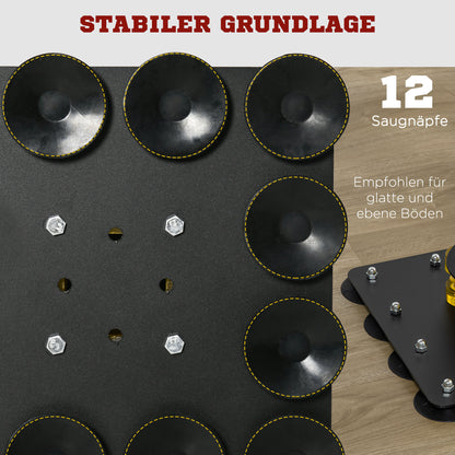 SPORTNOW Freestanding Punching Bag 140-205cm Inflatable Stand Punching Bag with Pump, Suction Cup 2 Reflex Balls Punching Ball Set Adjustable Height Kickboxing Bag Boxing Trainer for Adults Teenagers Strength Training