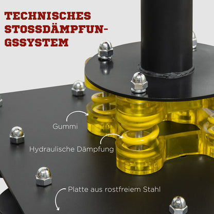 SPORTNOW Freestanding Punching Bag 140-205cm Inflatable Stand Punching Bag with Pump, Suction Cup 2 Reflex Balls Punching Ball Set Adjustable Height Kickboxing Bag Boxing Trainer for Adults Teenagers Strength Training