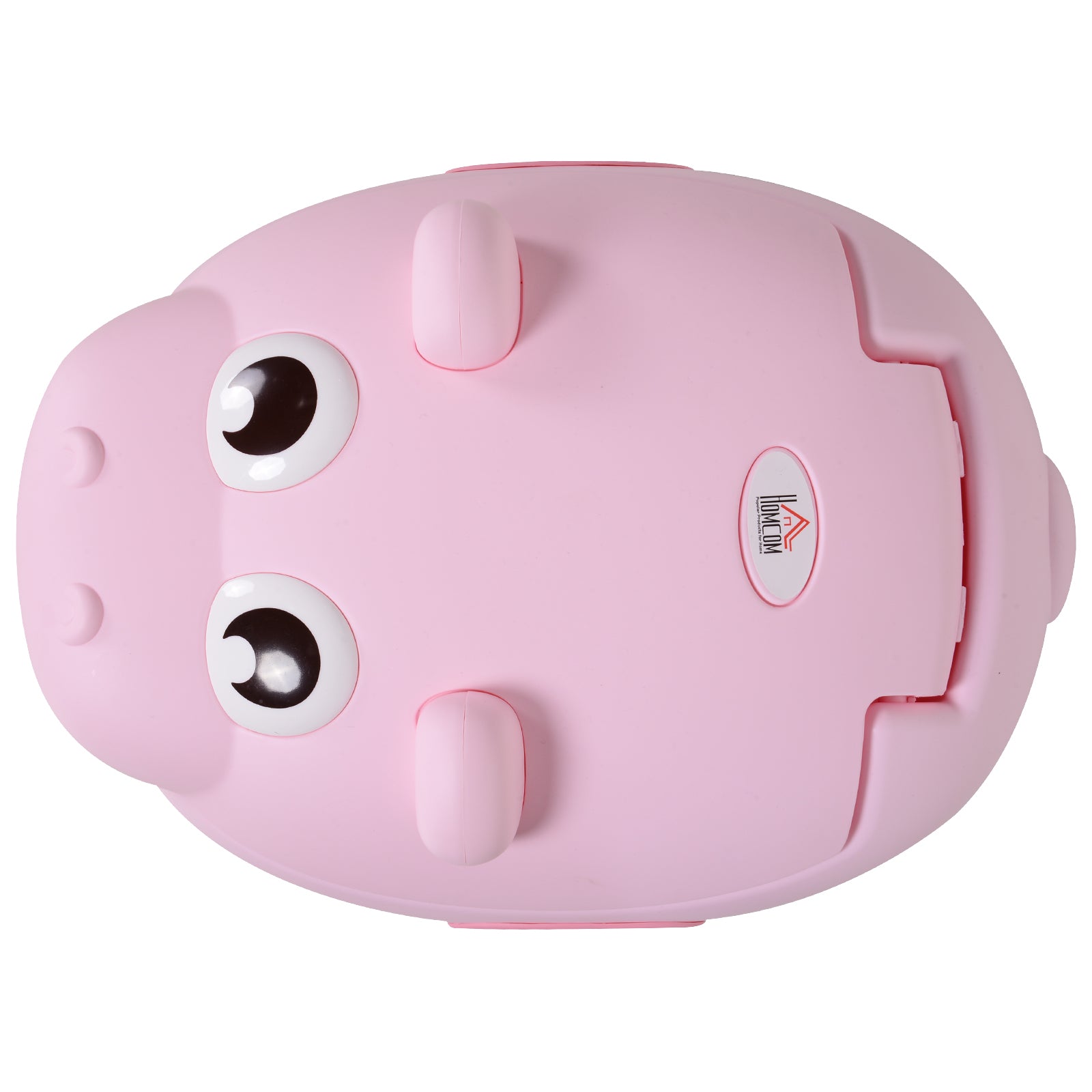 Hippo-Shaped 2-in-1 Baby Potty with Removable Bucket, Toilet Brush for Learning Training, Supports up to 25 kg, 40x30x23 cm, Pink