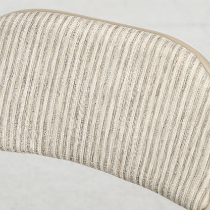 Set of 6 Folding Chairs Portable Dining Room Chairs Indoor Foldable Chair with Linen Cushion and Steel Frame 45 x 46 x 78 cm Beige