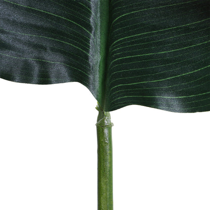 Realistic Artificial Palm Decoration Plant with Pot 7 Leaves for Indoor No Installation Required Ø15x120 cm Green