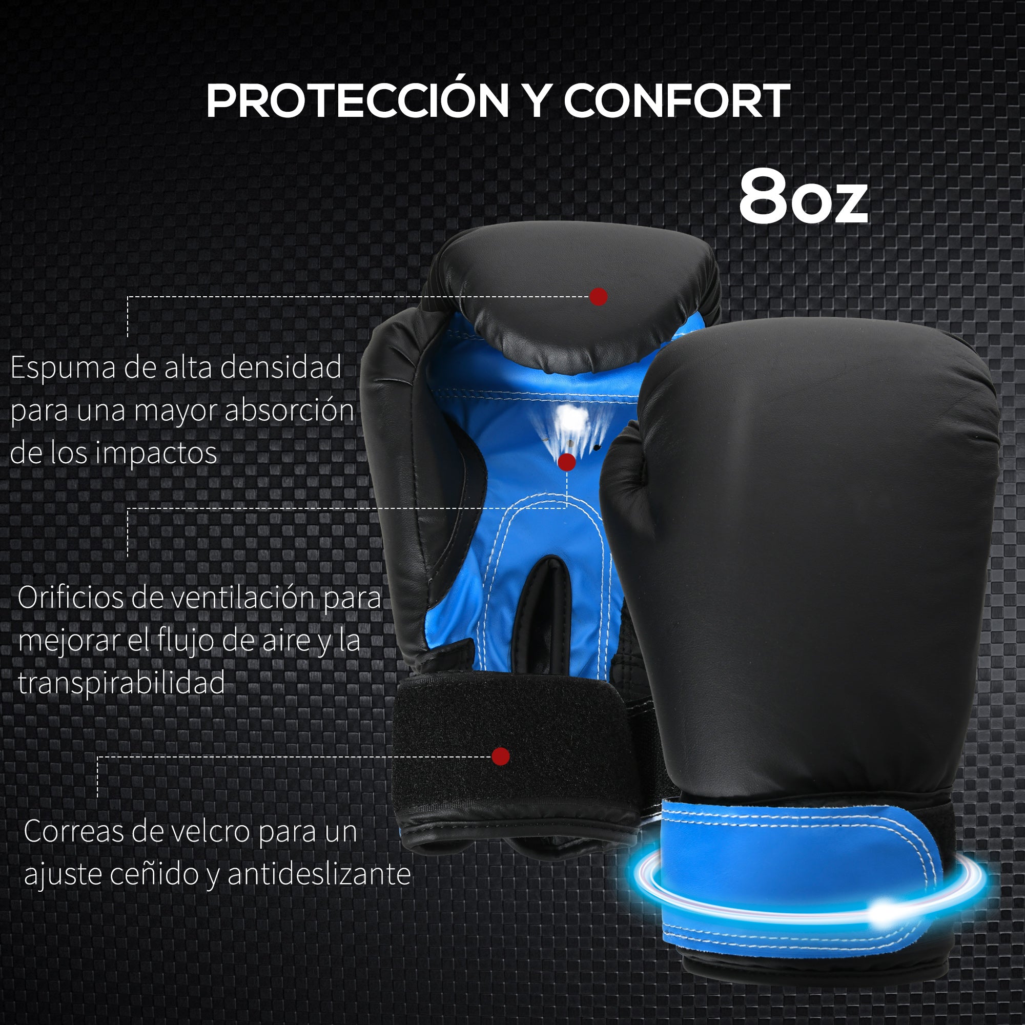 Professional Punching Bag with 8 oz Gloves, Hook, and Storage Bag Training Sandbag for Adults and Teens Ø25x102 cm Blue