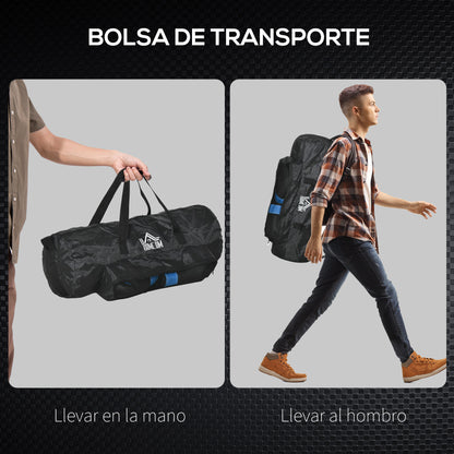 Professional Punching Bag with 8 oz Gloves, Hook, and Storage Bag Training Sandbag for Adults and Teens Ø25x102 cm Blue