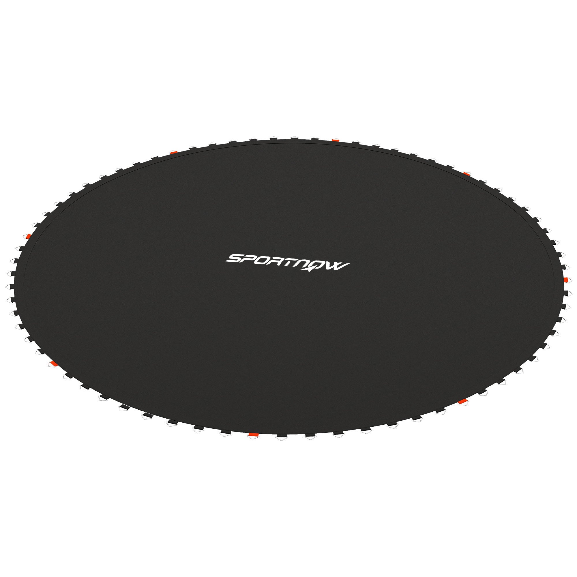 SPORTNOW Replacement Trampoline Mat, Compatible with 8ft Trampoline Ø 2.4m and 14 cm Springs, with spring pulling tool and 42 V-hooks (spring not included)