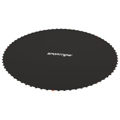 SPORTNOW Replacement Trampoline Mat, Compatible with 8ft Trampoline Ø 2.4m and 14 cm Springs, with spring pulling tool and 42 V-hooks (spring not included)