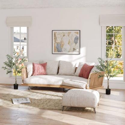 Artificial Olive Trees 120 cm Decorative Artificial Plants with Silk Leaves and 20 Olives Interior Decoration for Home Office Bedroom Living Room Pack of 2