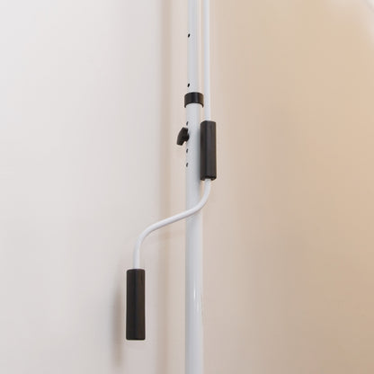 Retractable Manual Awning 3x1.5 m Outdoor Terrace Roll-Up Awning Adjustable Height with Crank 170-280 cm No Drill for Balcony Garden Orange