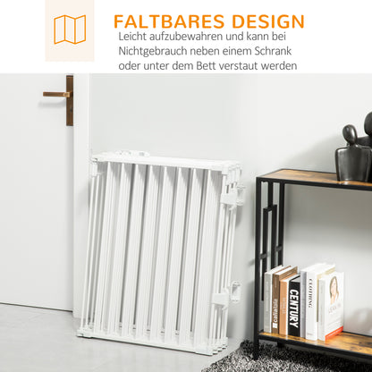 Puppy Playpen Dog Pen with Door Fireplace Guard Flexible Foldable 8 Panels Each 60 x 76 cm White