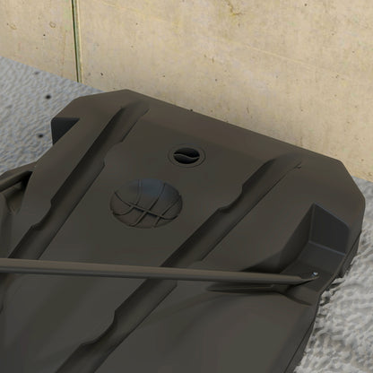 Outdoor Kids Basketball Hoop, Adjustable Height Basketball Stand with 83x60cm Backboard, Wheels, Weight Bag, Outdoor Basketball System for Kids Teens aged 6 years and above, Red