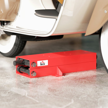 Motorcycle Jack 500 kg Load Capacity Motorcycle Lift 95-400 mm Height Adjustable Mount Stand Bike Repair Scissor Jack in Garage & Outdoor Areas