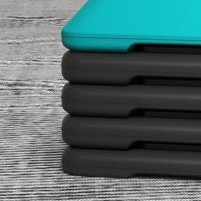 SPORTNOW Aerobic Step for Fitness Stepper with Adjustable Height of 10/15/20/25/30 cm Load 150 kg for Home Gym Training Blue