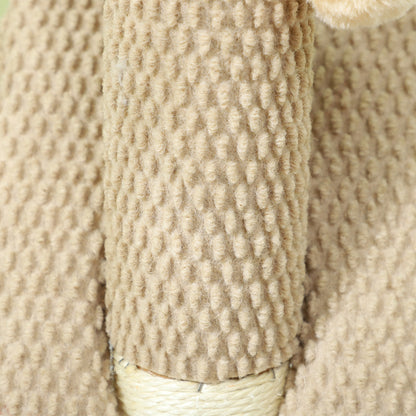 Scratching Post 54 cm High Scratching Post with Play Ball, Sisal Cat Scratching Post Cat Tree for Small Cats, Cat Scratching Furniture, Cream White