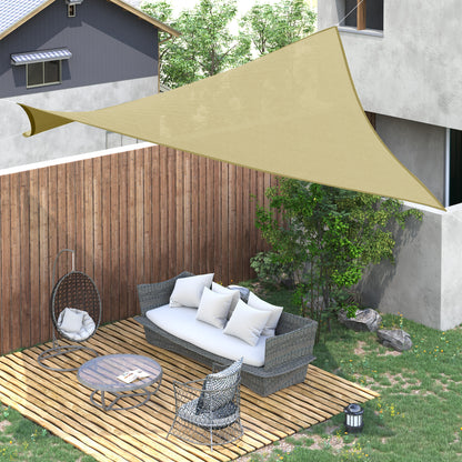 Square Sun Shade Sail for Outdoor in Breathable HDPE, UV Protection 95%, 360x360 cm