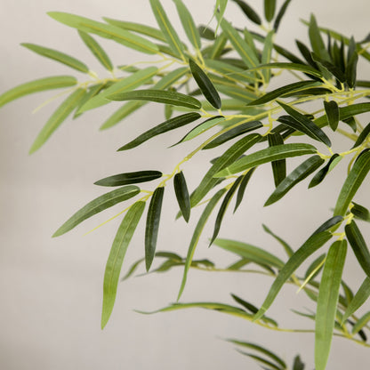 Artificial Bamboo in Pot - 150cm Tall, Decorative Fake Plant for Indoor, Green