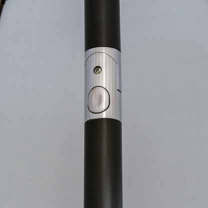 Terrace Umbrella Ø250 cm Garden Umbrella with Tiltable Angle 18 Ribs and Crank Waterproof Parasol for Patio Terrace Light Gray