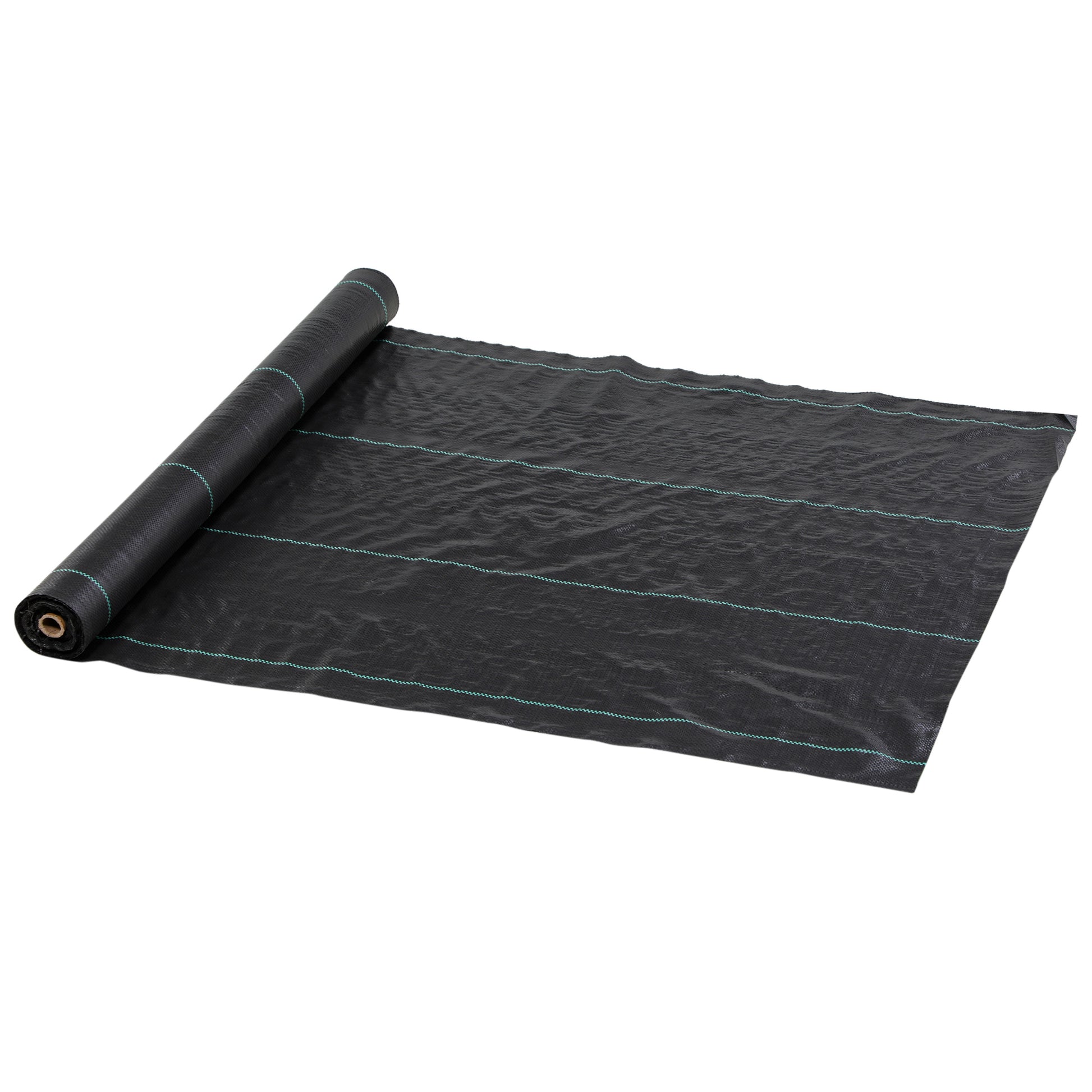 Weed Control Fabric Weed Barrier 1x100 m Geotextile Fabric 60 g/m² for Weed and Weed Control in Garden Black Weed Barrier Roll