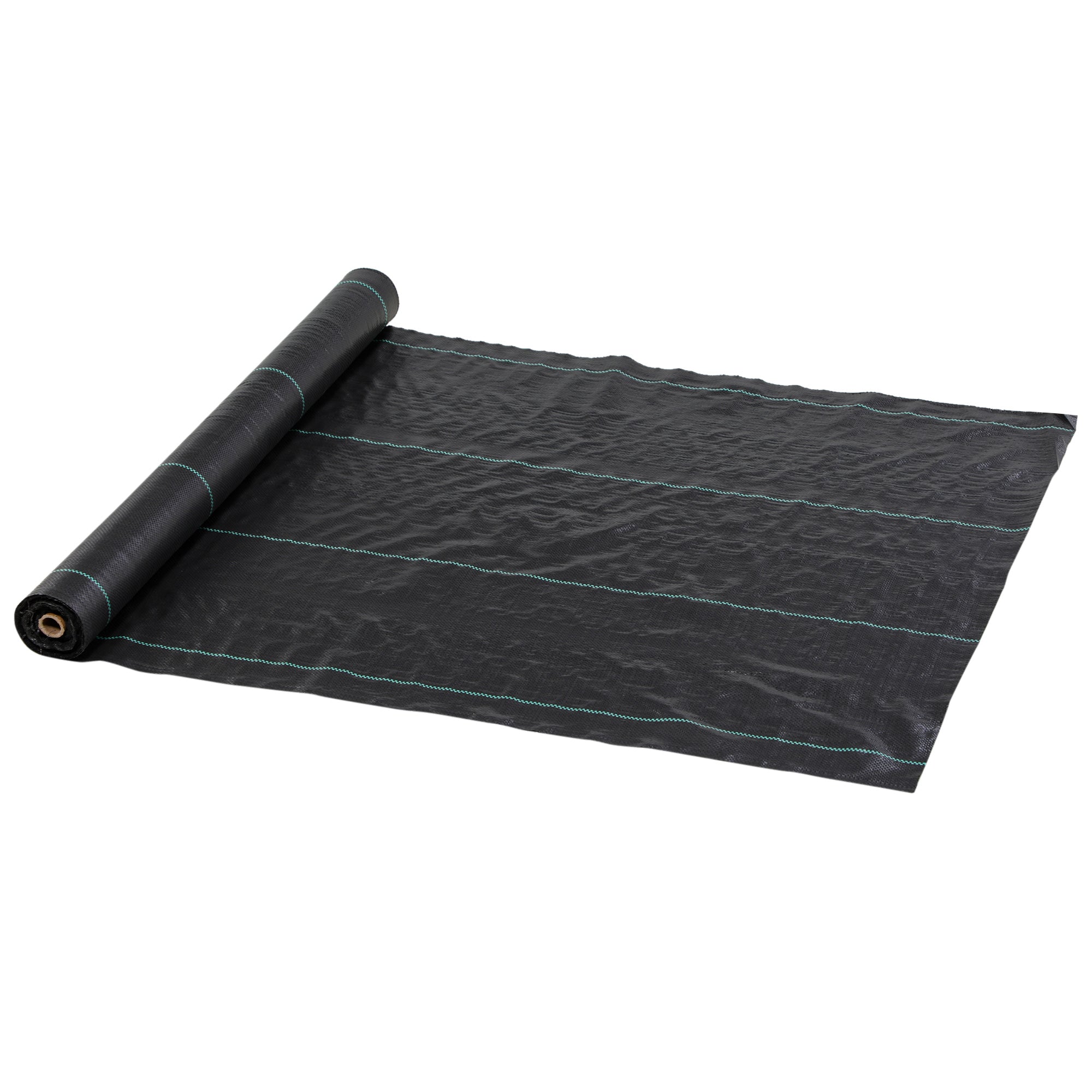 Weed Control Fabric Weed Barrier 1x100 m Geotextile Fabric 60 g/m² for Weed and Weed Control in Garden Black Weed Barrier Roll