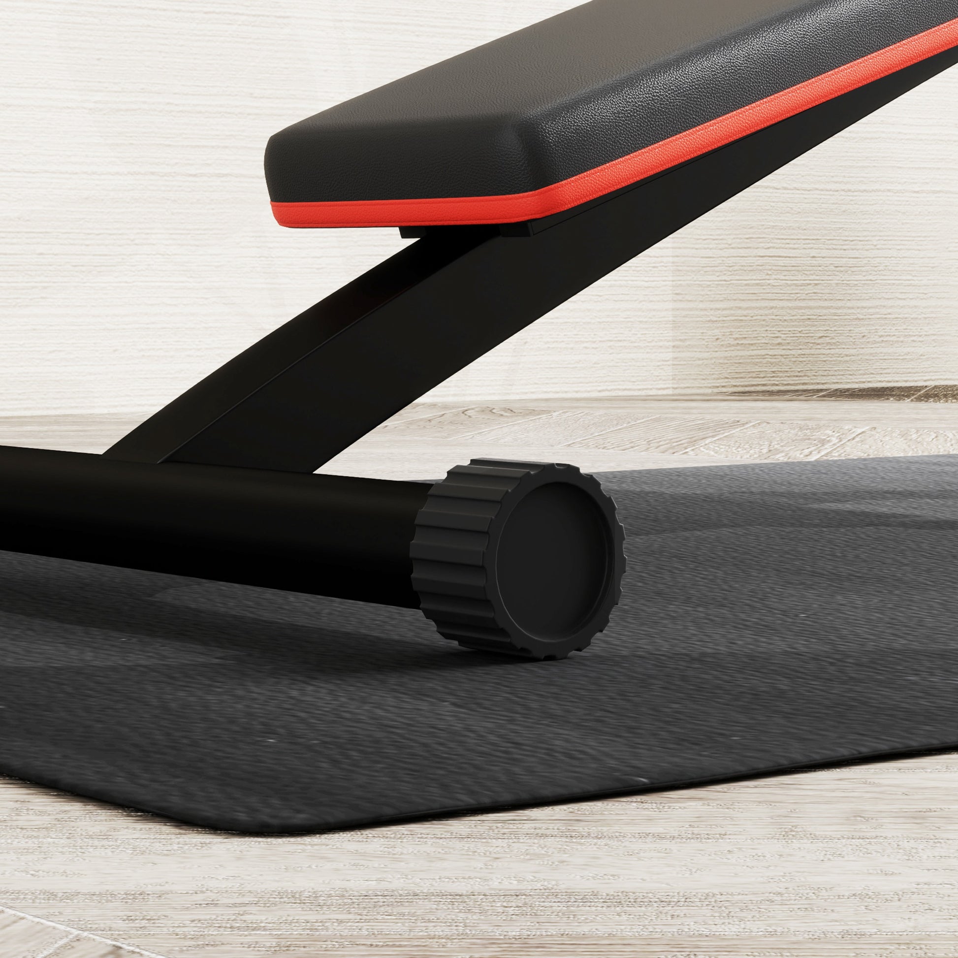 Floor Protection Mat for Fitness Equipment Non-Slip Fitness Mat 4mm Thickness Underlay Mat Exercise Mat Multifunction Mat for Yoga Treadmill Home Trainer Yoga Mat Floor Mat 200x100 cm Black