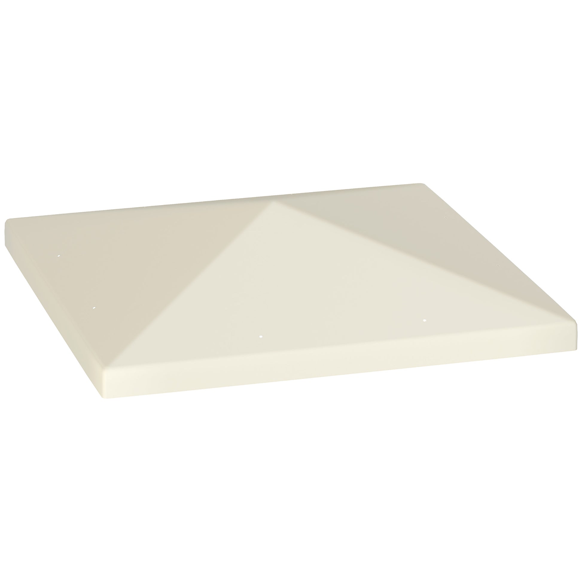 Replacement Canopy for 3 x 3 m Pavilion, Waterproof Pavilion Roof, Replacement Cover for Garden Pavilion, Replacement Parts made of Oxford Fabric, 370 gsm, Cream White