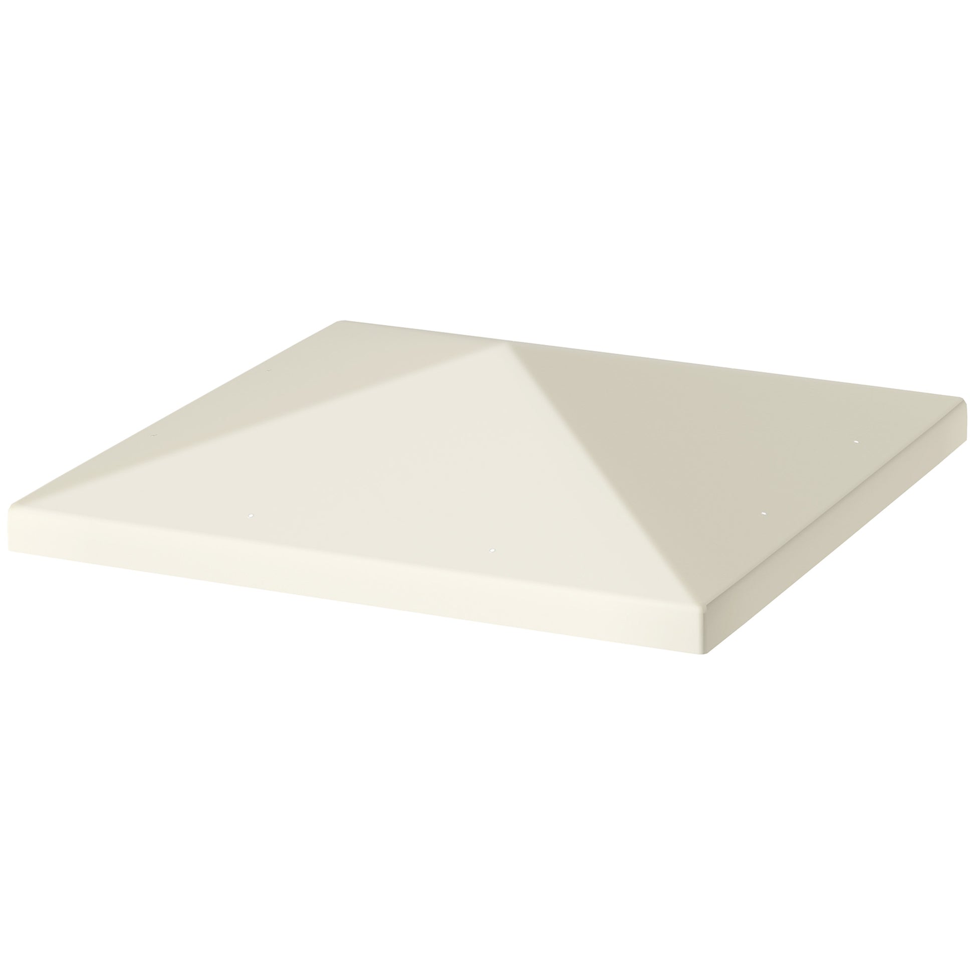 Replacement Canopy for 3 x 3 m Pavilion, Waterproof Pavilion Roof, Replacement Cover for Garden Pavilion, Replacement Parts made of Oxford Fabric, 370 gsm, Cream White